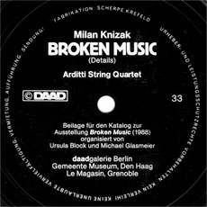 'Broken Music (details)' flexi disc