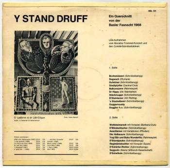 Y Stand Druff LP back cover